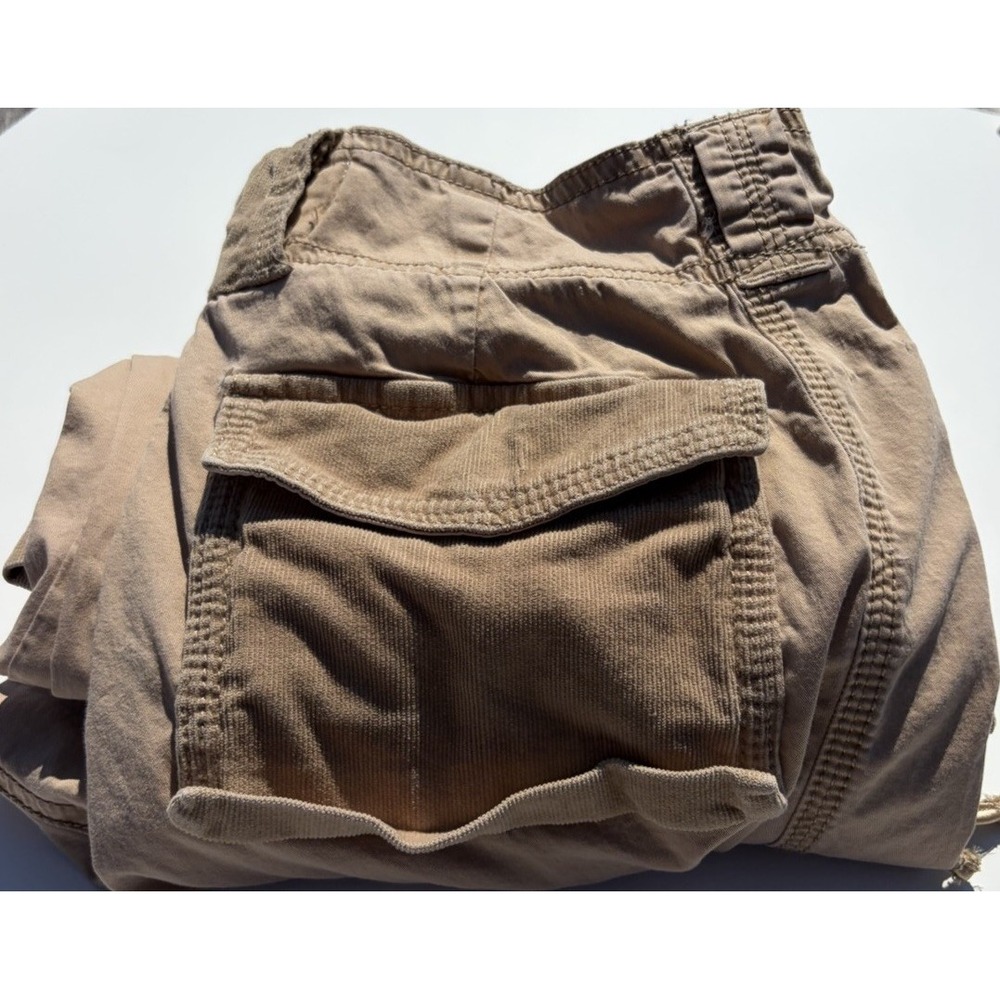 VTG Abercrombie & Fitch Paratrooper Utility Cargo Pants Convert Size XS Corduroy